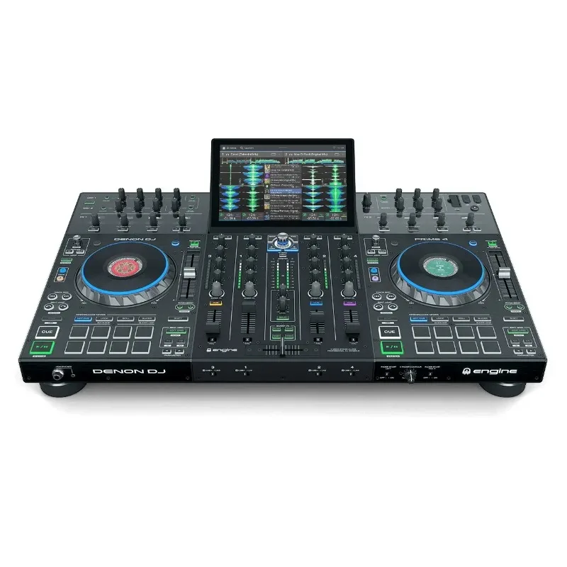 

NEW PRIME4XUS Prime 4 4-deck Standalone DJ Controller System with 10" Touchscreen REady to Ship