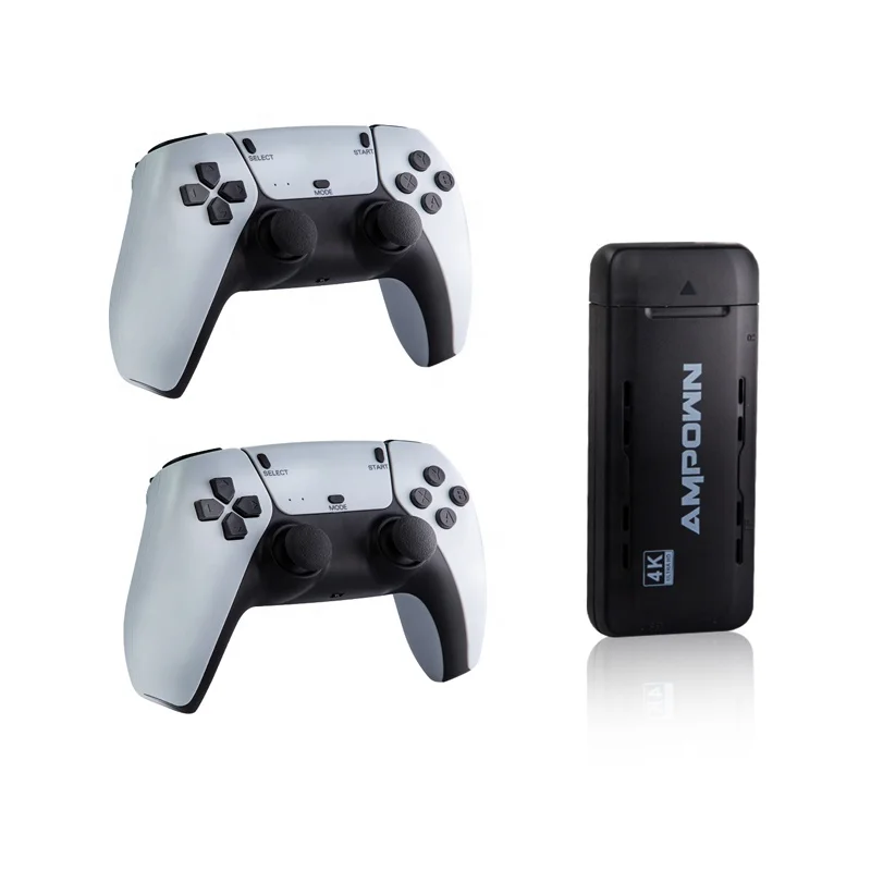 

U9 TV Game Stick With Two 2.4G Wireless Controller for 64GB 10000 PS PSP Retro Video Games Console Gaming Player GameBox