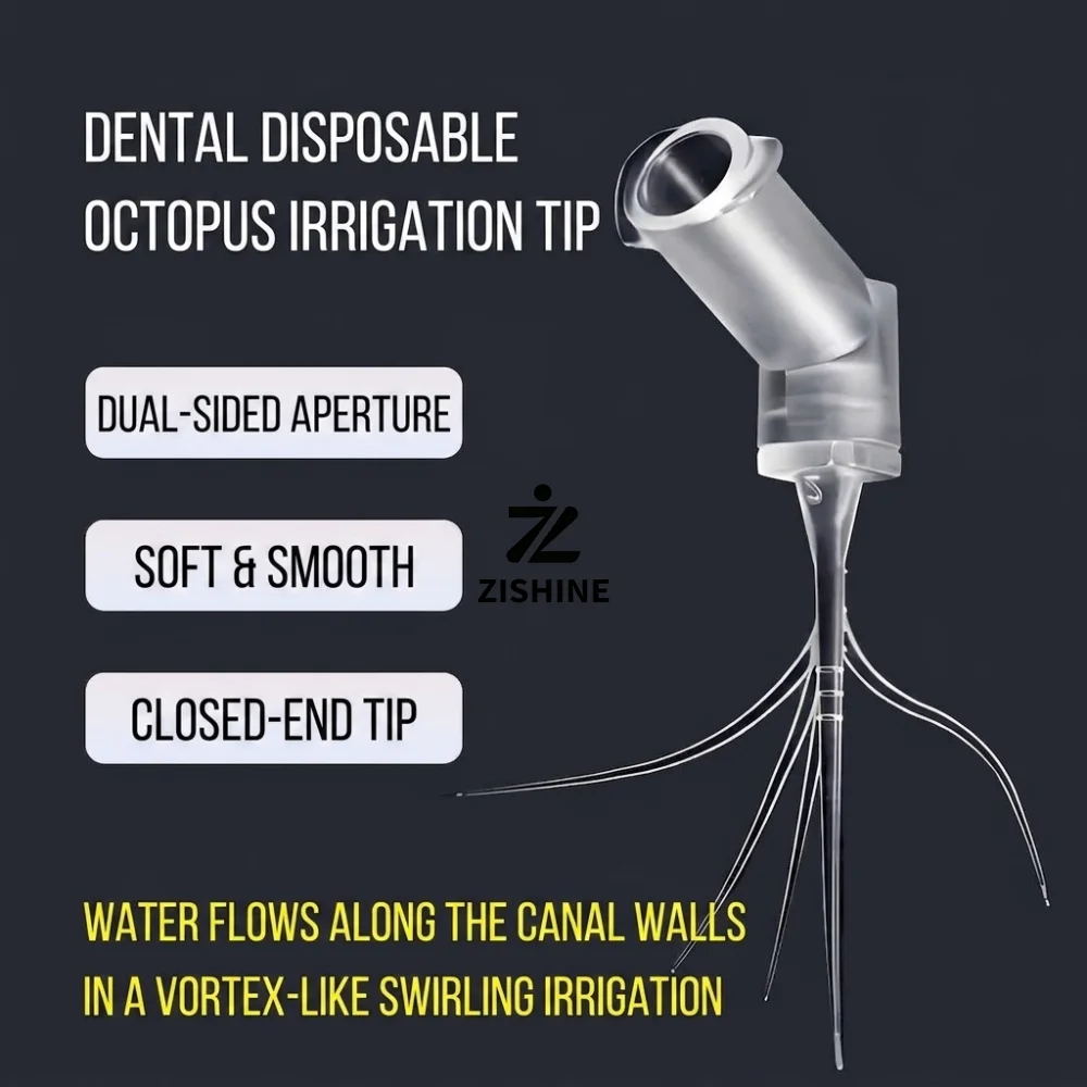 Dental Disposable Irrigation Tips 0.3mm Double Side Water Vent Closed Top Flexible Endodontic Needle Root Canal Clean