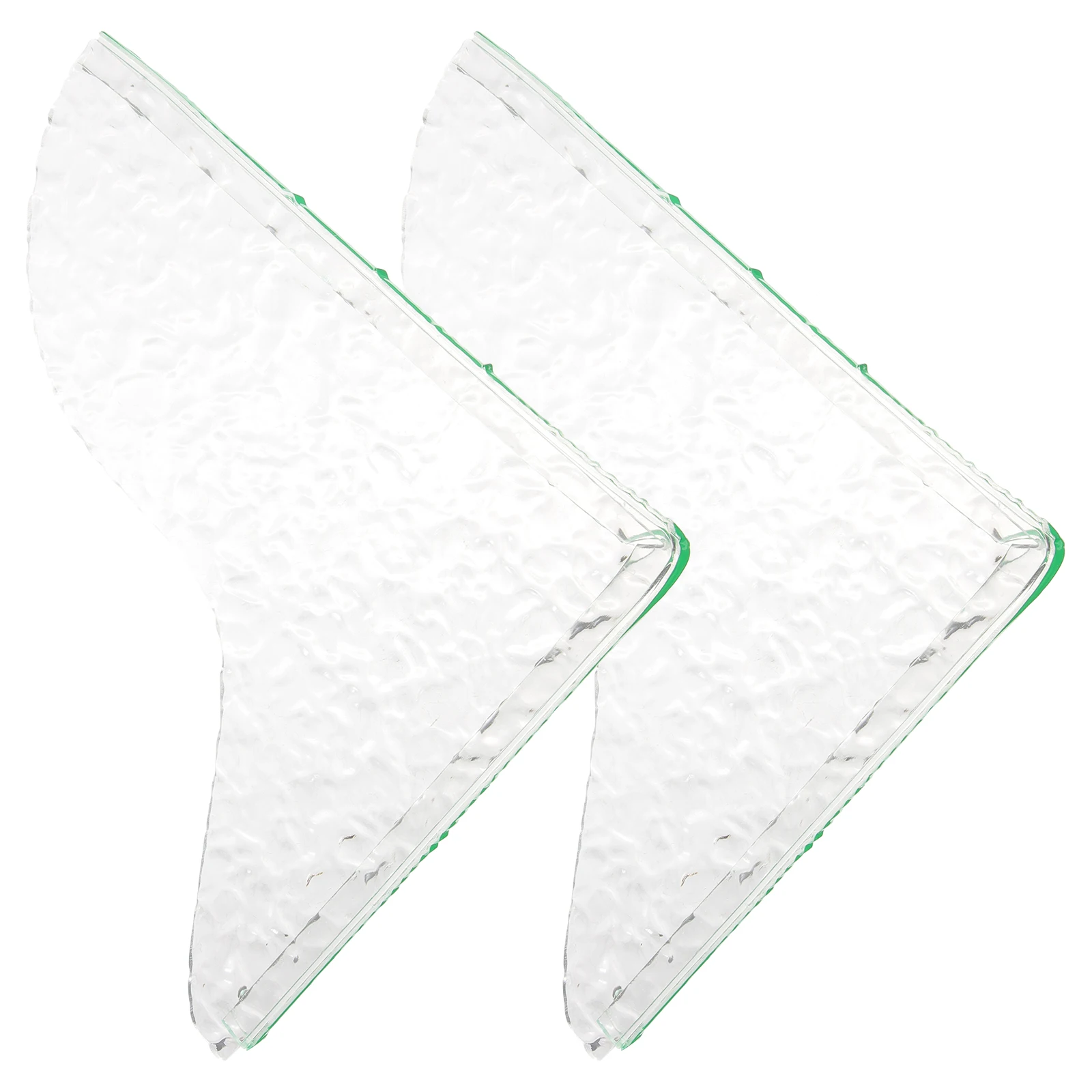 

2Pcs Transparent Acrylic Shower Splash Guard Bath Water Barrier Durable Bathroom Protector Easy Install Leak Proof