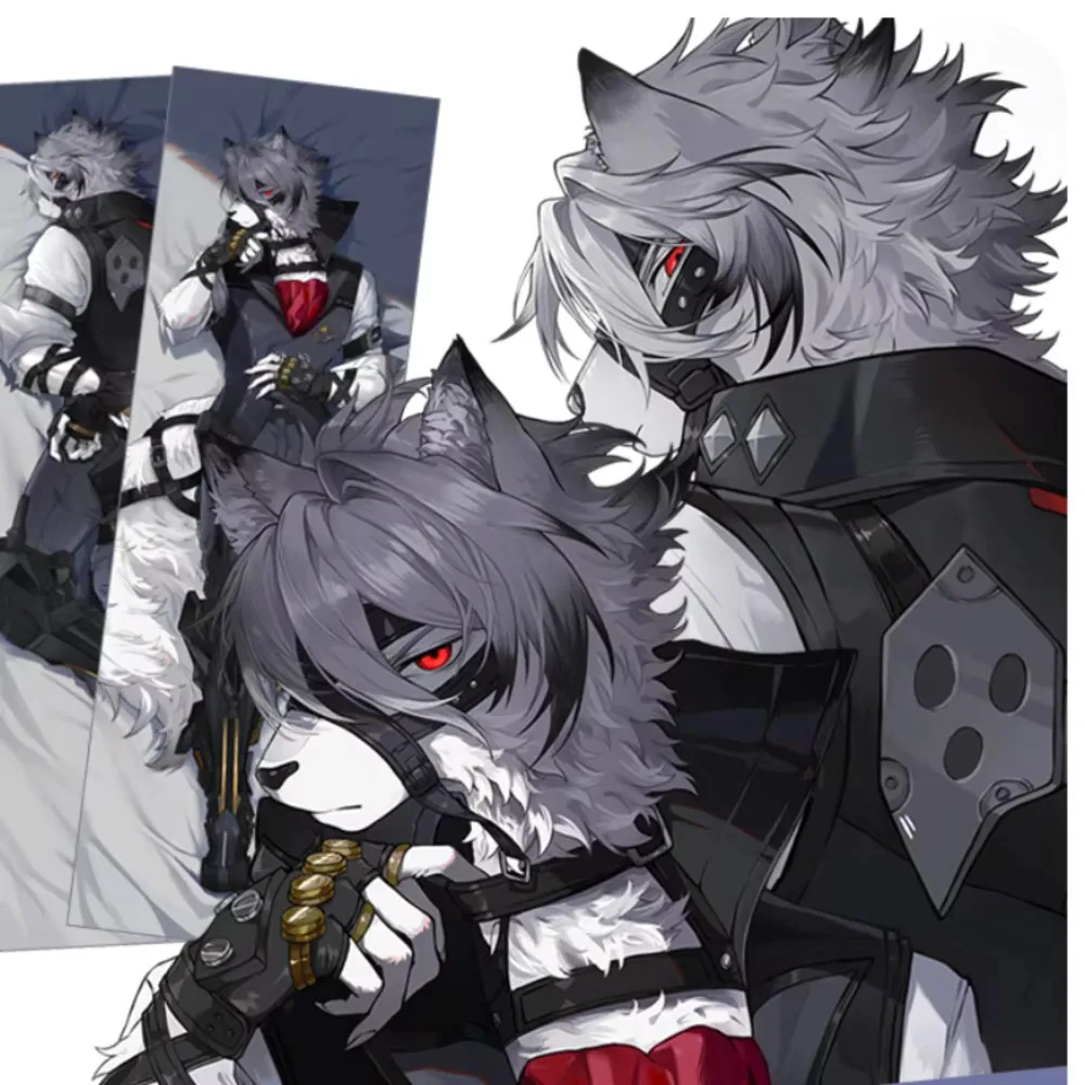 

Lycaon Von Dakimakura Zenless Zone Zero Pillow Cover Hing Cushion Case Otaku Full Body Pillowcase Home Bedding Decor Gift case