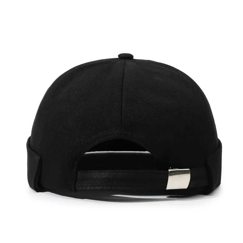 Spring and Summer Hip-Hop Hats, Unbrimmed Bowler Hats for Men and Women, Printed Letter Graffiti Youth Retro Landlord Hats,