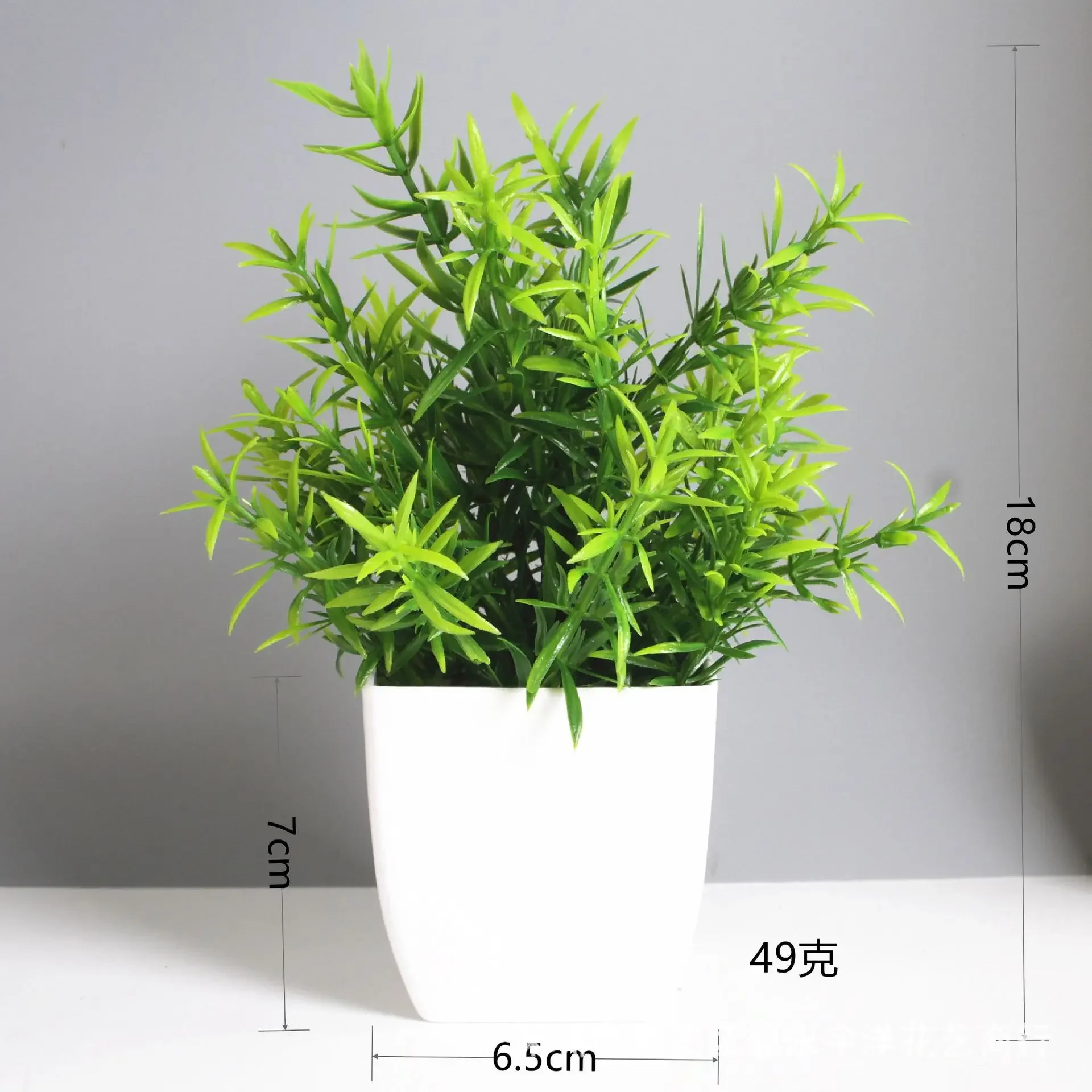 Großhandel mit künstlichen Bonsai, grünen gefälschten Pflanzen, Topfpflanzen für drinnen und draußen, Zuhause, Schlafzimmer, Gartendekoration, künstliche Pflanzen – Detail 10