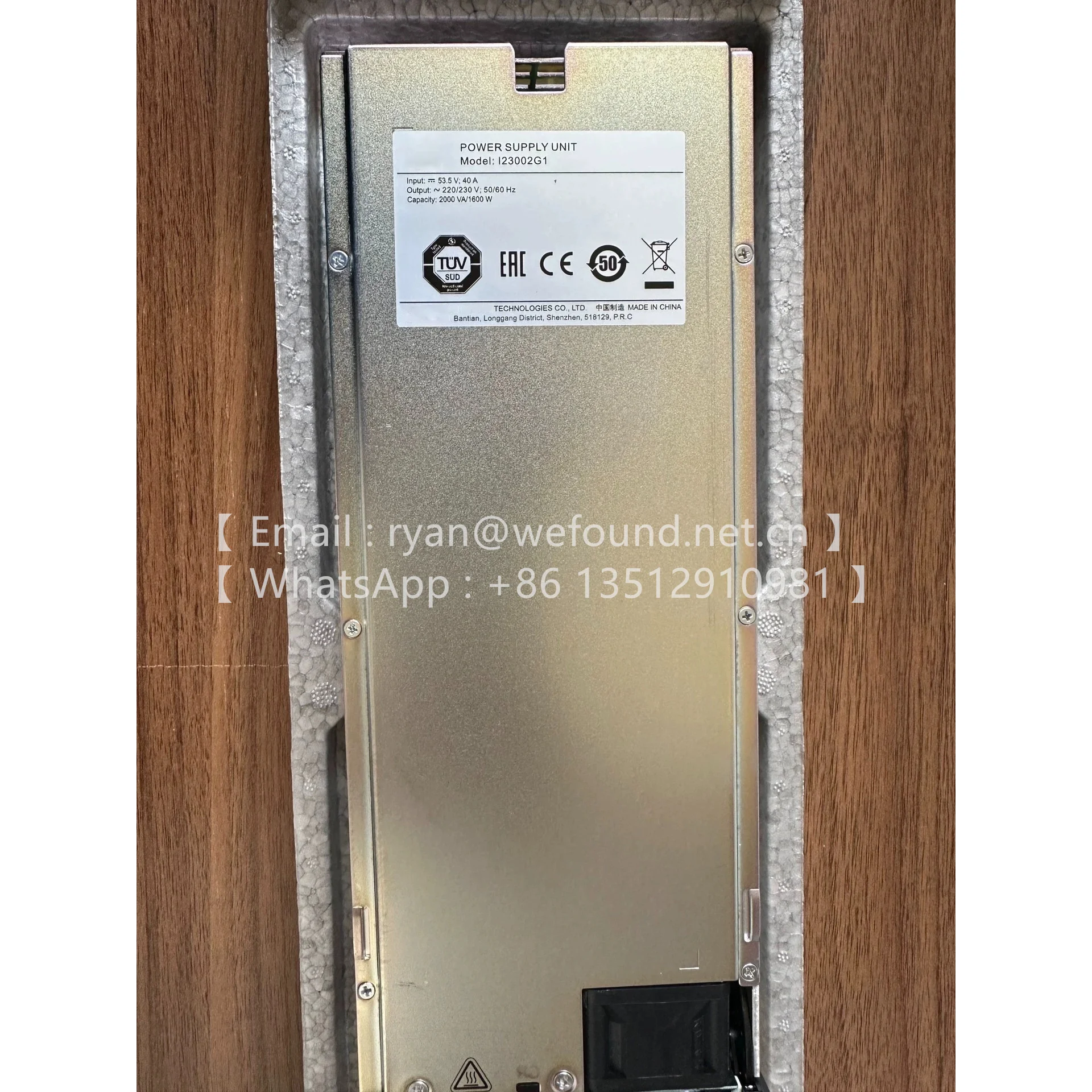 Módulo inversor I23002G1 Conversión CC/CA 02312VGT
