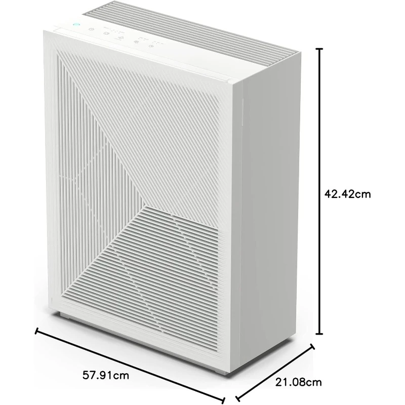 Air Purifier with Air Quality Monitoring, Auto, and Filter Indicator, Dove White