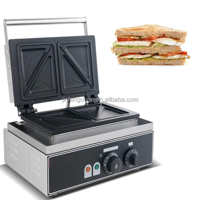 Breakfast snack machine single toaster sandwich maker electric waffle pancake sandwich maker for home use