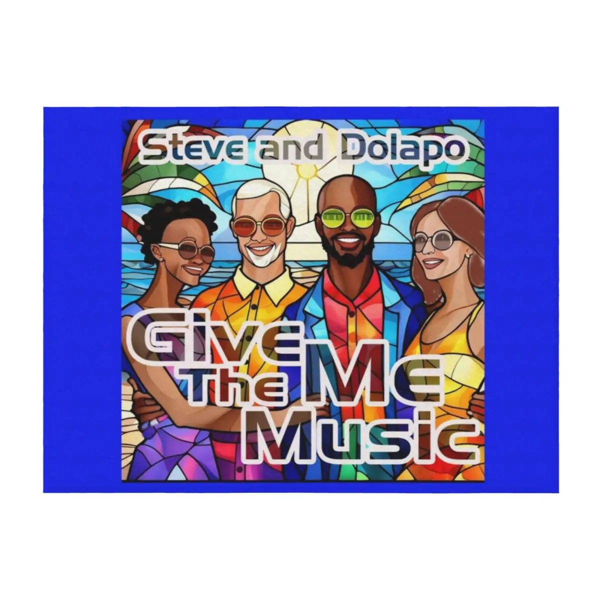 

Give Me The Music - Steve and Dolapo Throw Blanket Bed linens Sofas Luxury Brand blankets ands Blankets