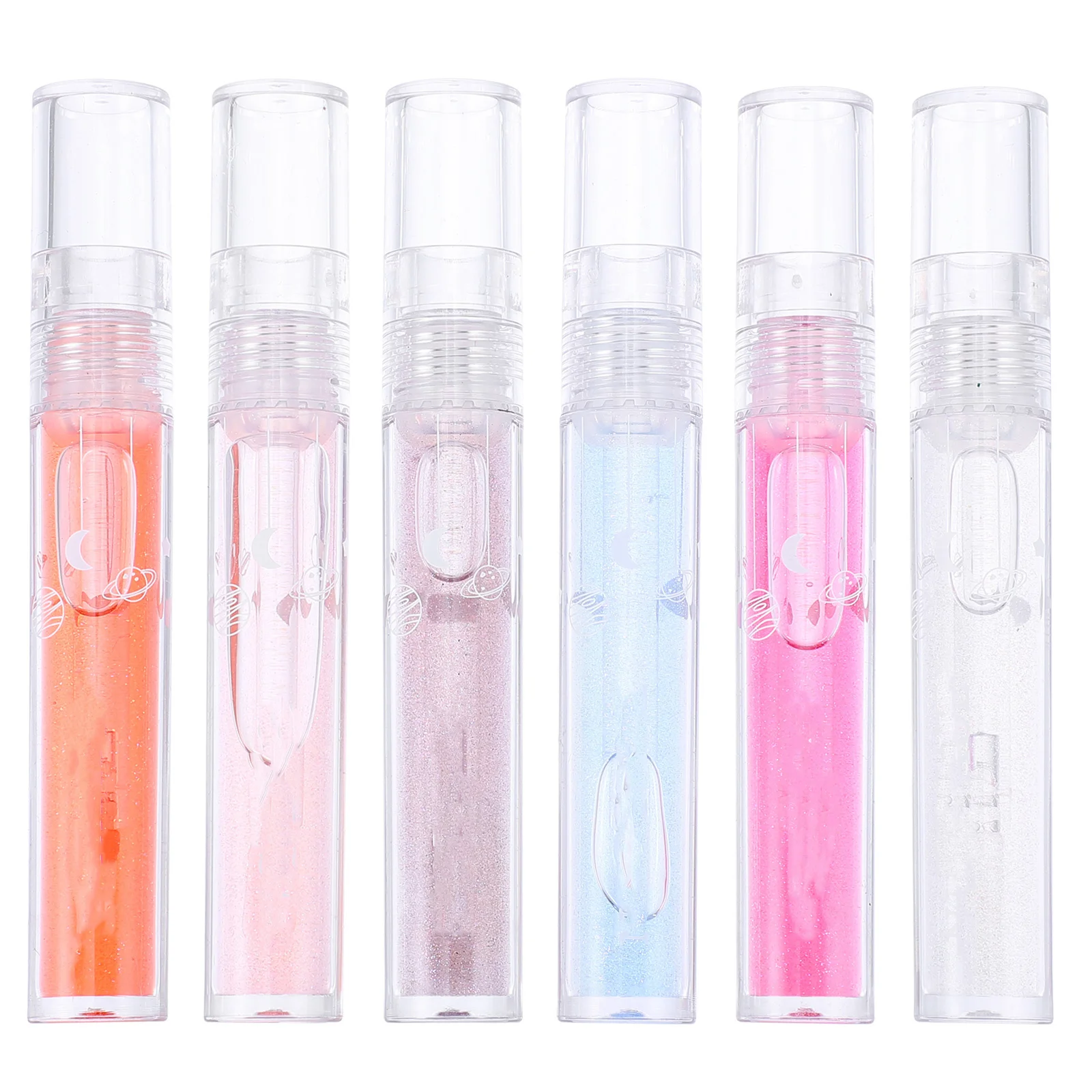 Ensemble de brillants à lèvres, liquide scintillant, hydratant, longue durée, accessoire de maquillage, gelée, 6 pièces