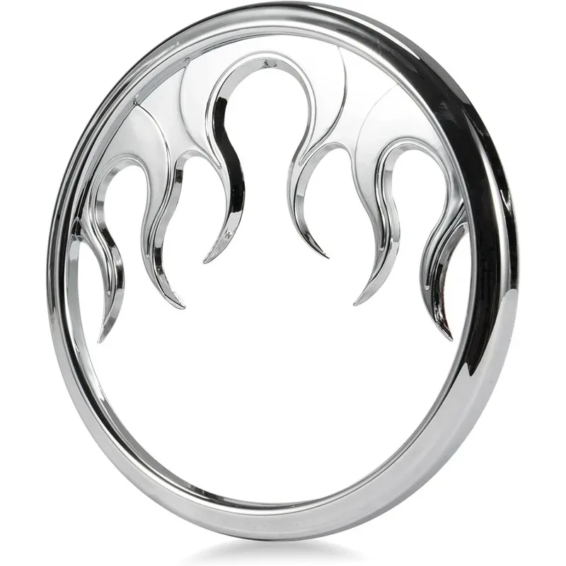Motorcycle Flame Speaker Grill Accent Trim Cover for Harley Davidson Touring Electra Street Glide Ultra Limited Trike 2014-2023