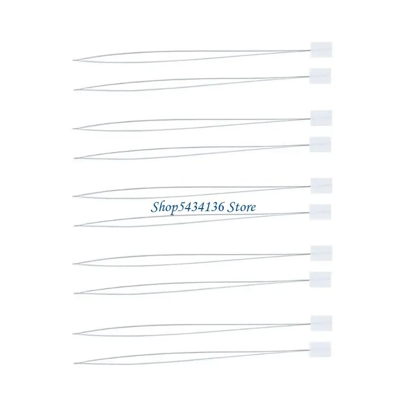 H7ED 10 Pieces Practical Needle Threader Hand Sewing Tool 20cm Long Sewing Threader