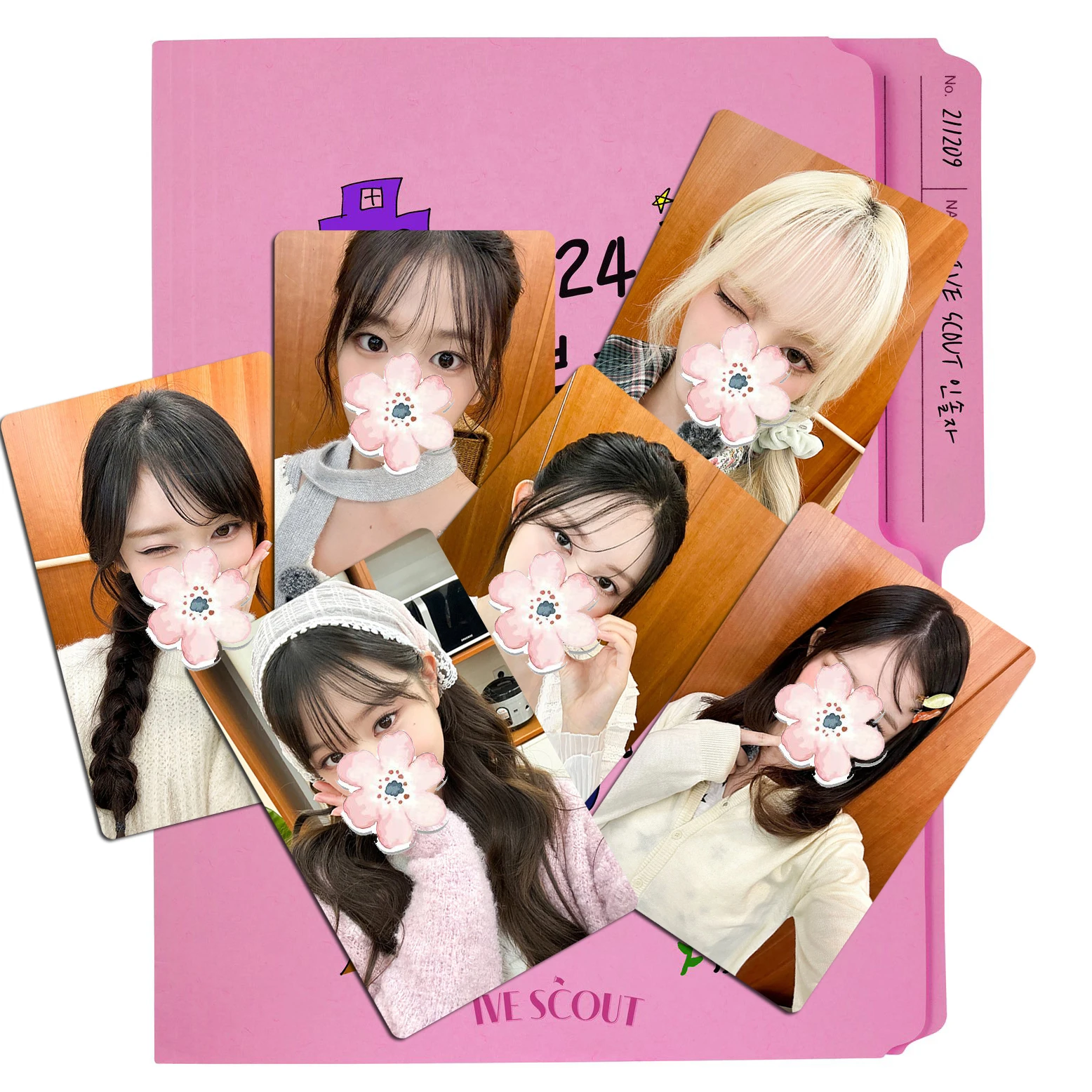 Korean girl group ablum lomo card  3rd Anniversary Fan Commemorative Day Homemade Small Card