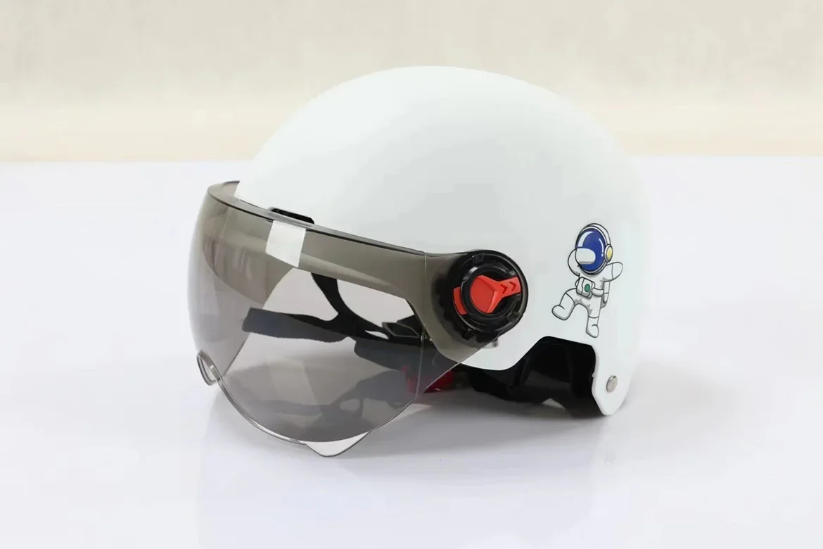 Motocross Helmet Men Woman Safety Universal Electric Motor Car Scooter Bike Open Face Half Anti-UV Anti-Fall Hat Goggles Helmet