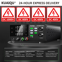 KUAIQU 1000V Bench Switching Power Supply DC Adjustable 0~800V 600V 400V 200V 1A OVP Memory Storage Photovoltaic InverterTesting