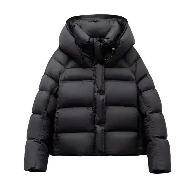 New Women's Jacket Advanced Sense Super Nice Puffs Cotton-padded Jacket Winter  Short Hooded Loose Cotton-padded Clothes Coat
