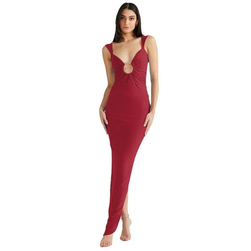 Elegantes Damen-Abendkleid, asymmetrisch - usage example