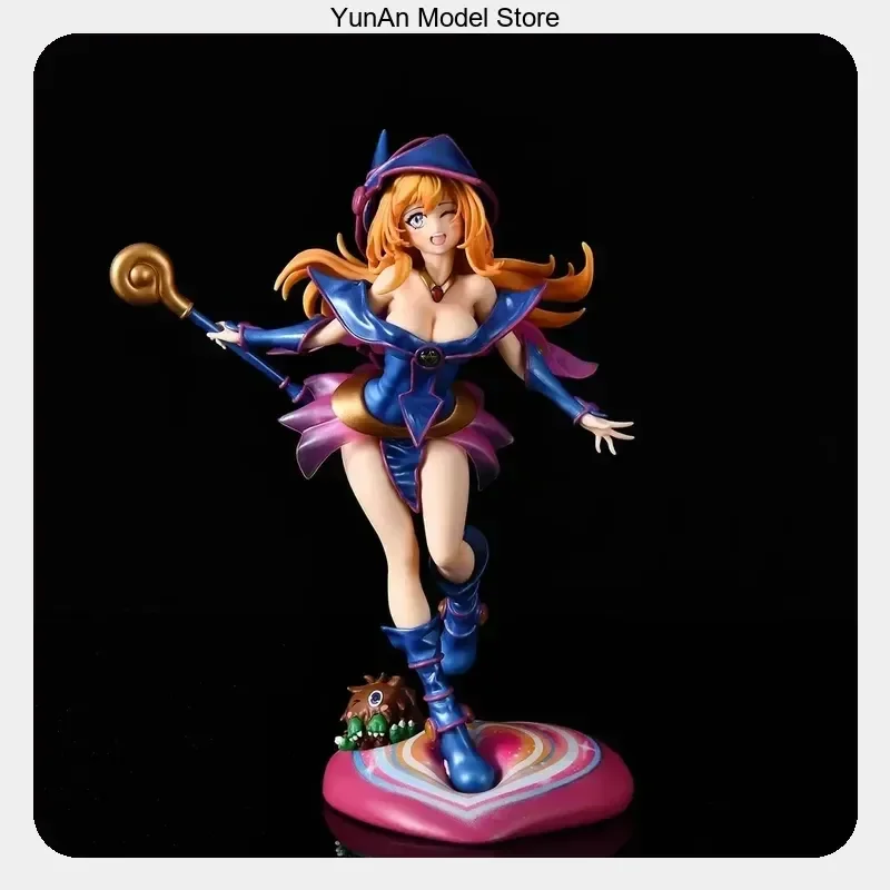 アニメアクションフィギュアスタチューモデルデスクトップデコレーションオーナメントコレクター向け28cm遊戯王-デュエルモンスターズ-ダークマジシャン
