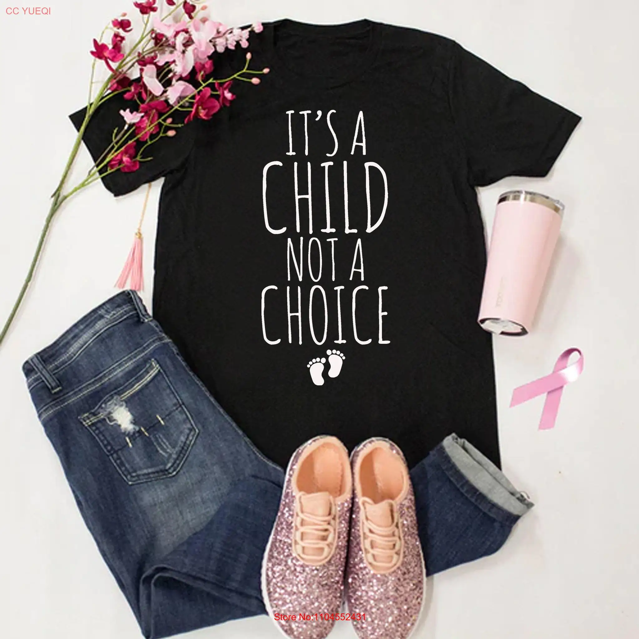 It's a Child Not Choice Pro Life BELLA CANVAS T Shirt Prolife Super Soft Choose Trending Now Babies Lives Matter