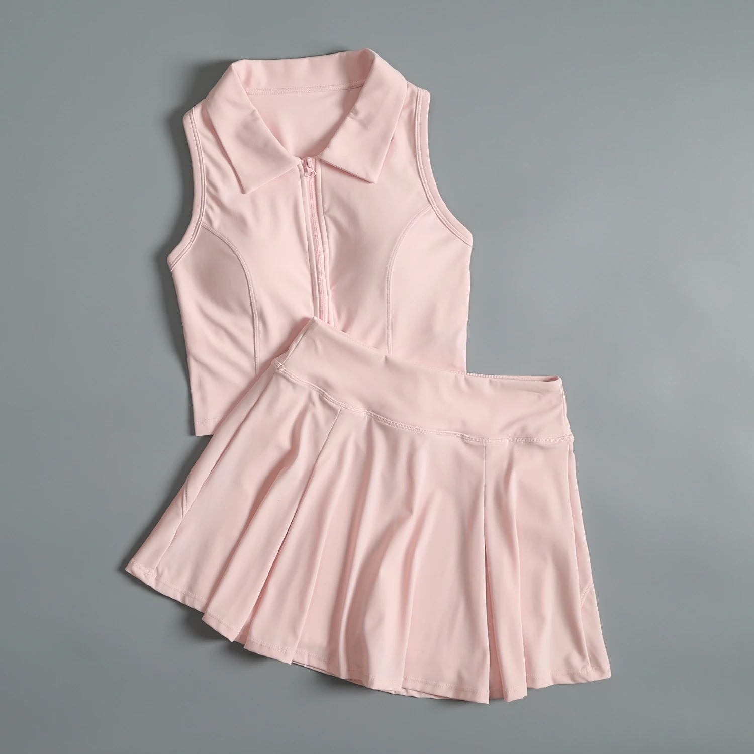 Badminton uniform sports suit for women 2025 new yoga top vest tennis short skirt running quick-drying fitness suit