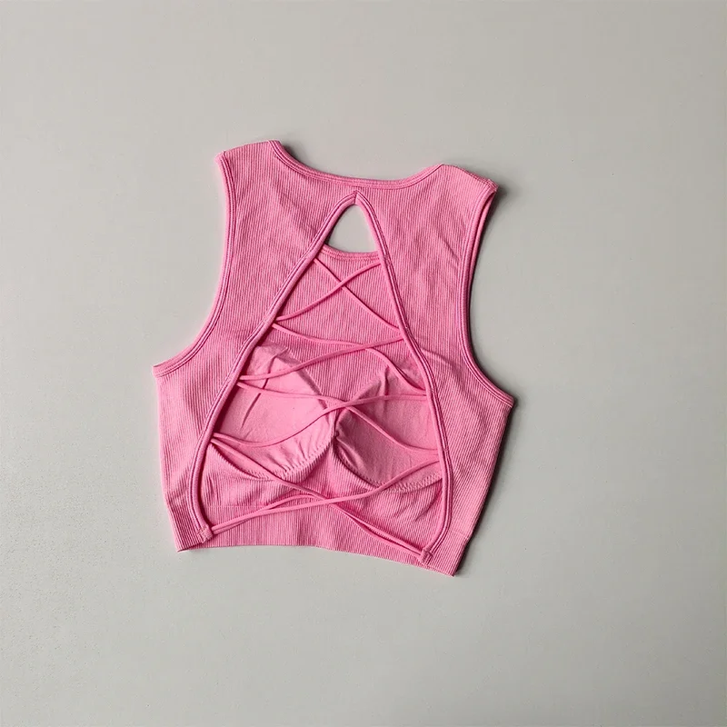 Sexy Plissierte Shorts mit Kordelzug für Damen, Enganliegende Hochgeschnittene Hüftformende Hosen, Atmungsaktive Yoga-Fitness-Dreiviertelhosen – Detail 22