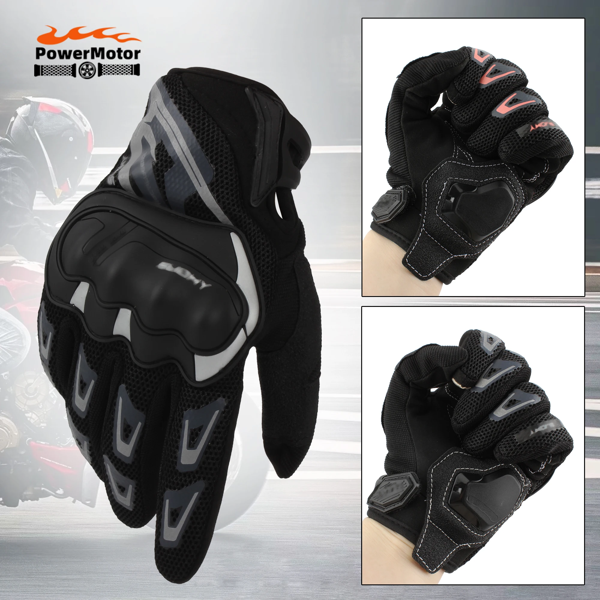 

Summer Motorcycle Gloves Motocross Mesh Breathable Moto Gloves Touch Screen For Men Women Motobike Full Finger Guantes