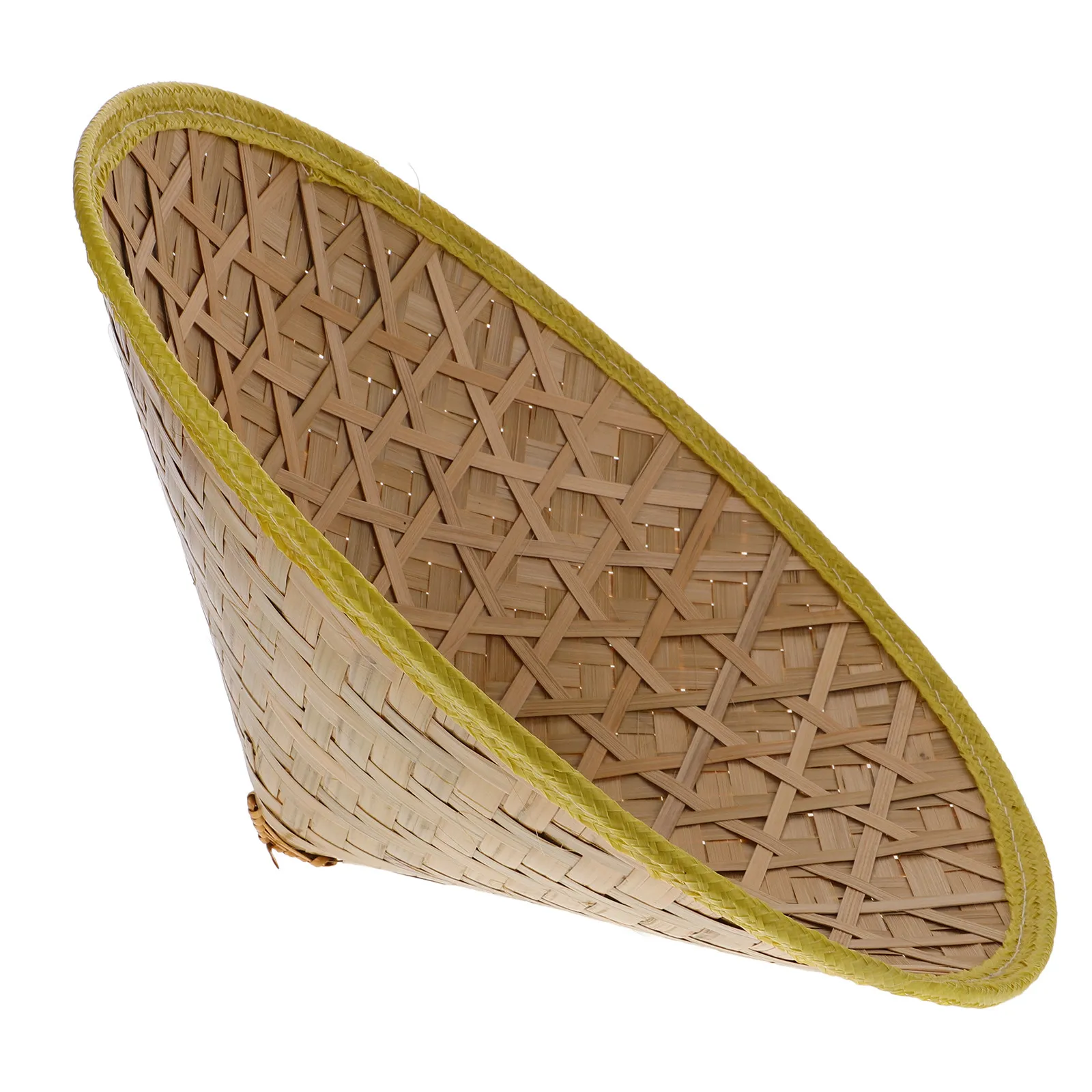 Japanese Straw Conical Bamboo Woven Asian Sun For Stage Performance Cosplay Vietnamese Farmer Fisherman Hat Rice Hat Bamboo