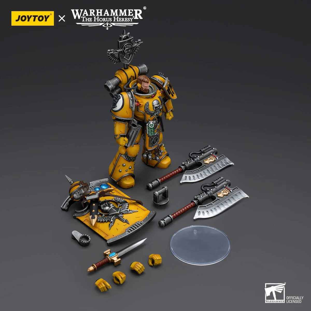 [Pré-encomenda] Joy Toy Warhammer The Horus Hersey Punhos Imperiais Fafnir Rann Figura de ação Warhammer 40K Decoração Brinquedos Presente de aniversário