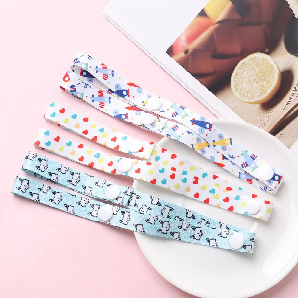 1pc Teether  Fixed Cute Trolley Lanyard Strap Holder Hangers Fixing Strap Stroller Accessories Bind Belt Anti-lost Chain