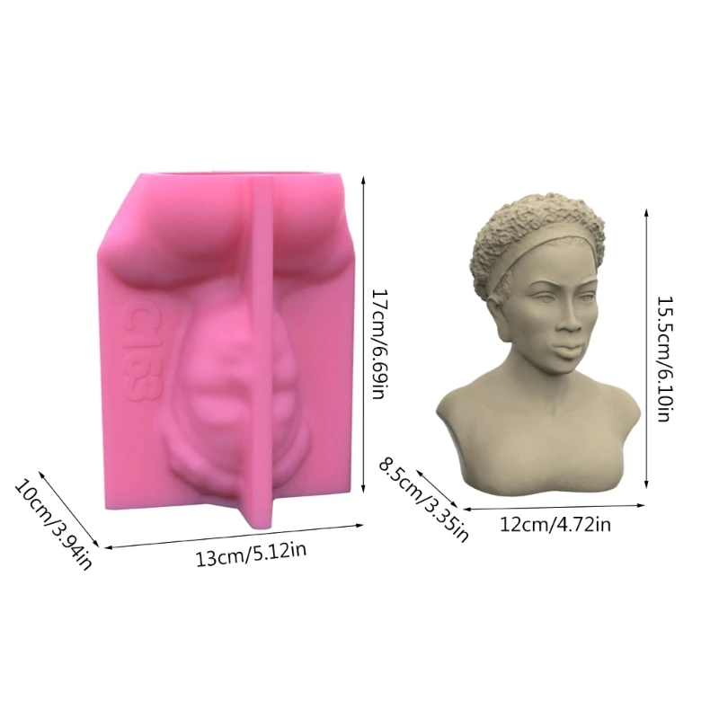 Epoxy Resin Avatar Ornament Mold Silicone Crafts Mold for Home Decor