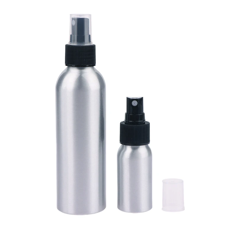 Sliver Empty Aluminum Spray Bottle Cosmetic Bottle Makeup Cosmetics Metal Atomizer Bottle Environmentally Friendly