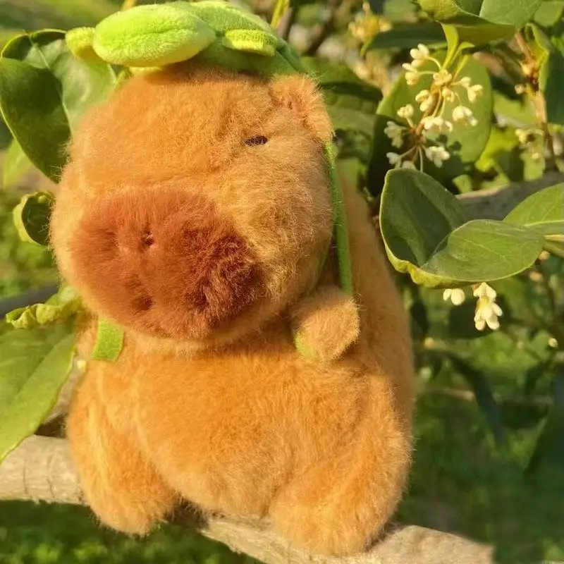Capybara Plush Simulation Capibara Anime Fluffty Toy Kawaii Plushie Cute Doll Stuffed Animals Soft Doll Plush Gift Kid Toys image 4