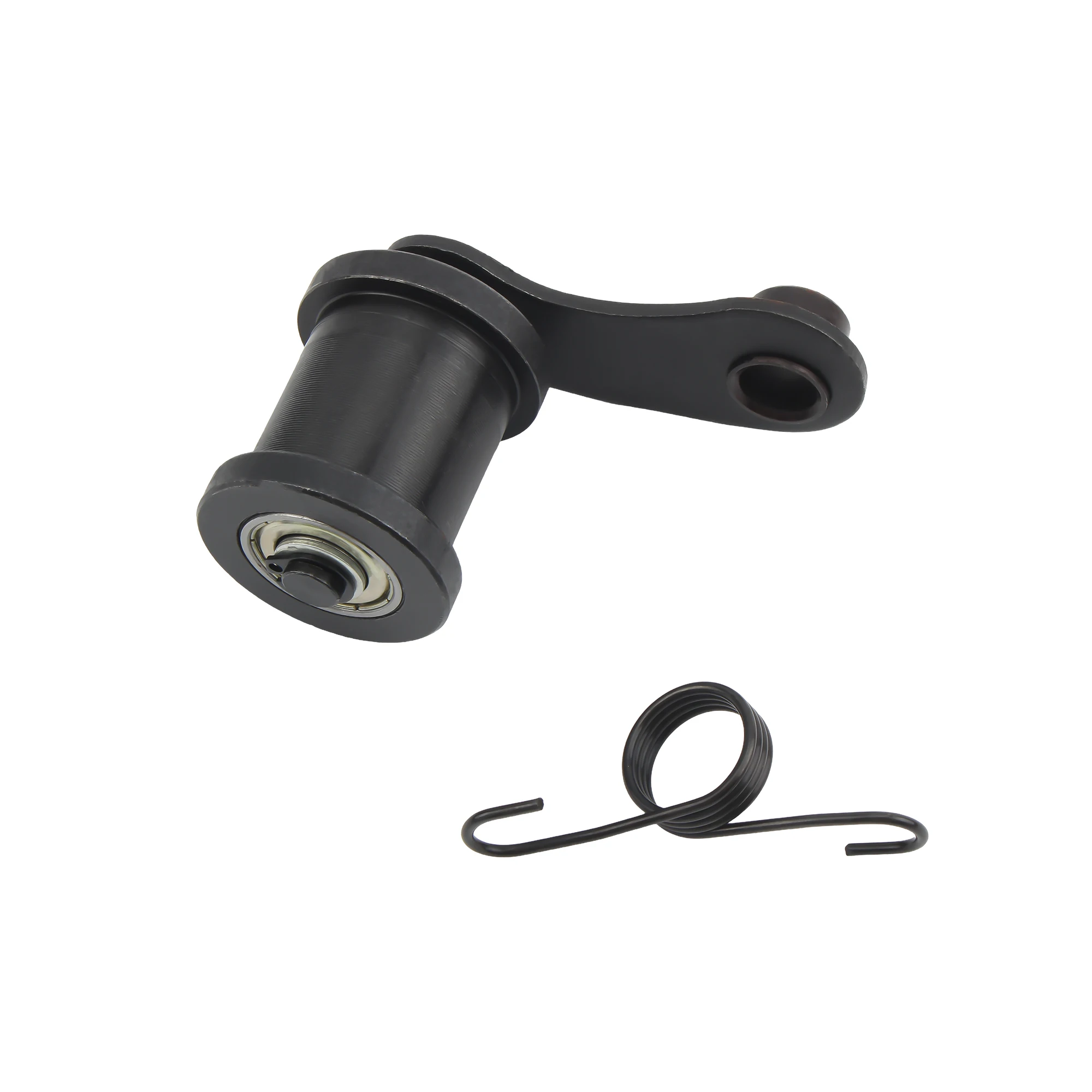 Tensor de cadena para motocicleta, Kit de polea de rueda de ajuste de guía deslizante de rodillo de resorte apto para Dirt Pit Mini Bike Moto ATV Quad Scooter