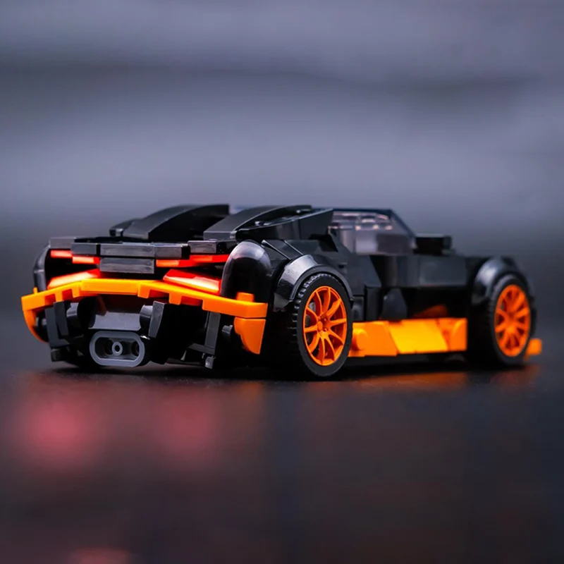 

qwerq Speed Racing Car Model MOC Building Bricks Top Tier Sports Car Modular Technology Children Holiday Gifts Assemble Toy Suit