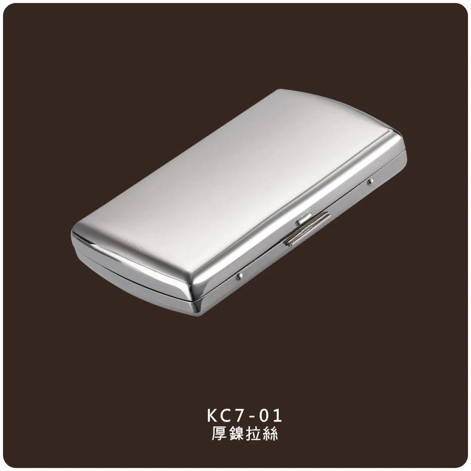 Portable Mini Cigarette Case for Men and Women Stainless Steel Thick 84mm Cigarette 12Pcs