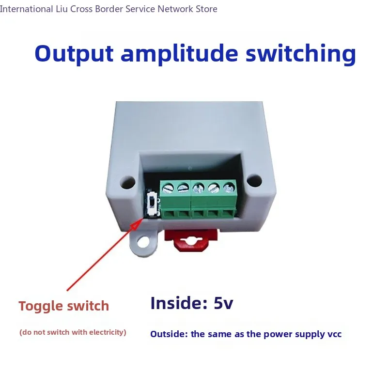 485RPM Brushless Motor Driver with PWM Signal Output, Adjustable Pulse Frequency and Duty Cycle for Stepper Speed Control