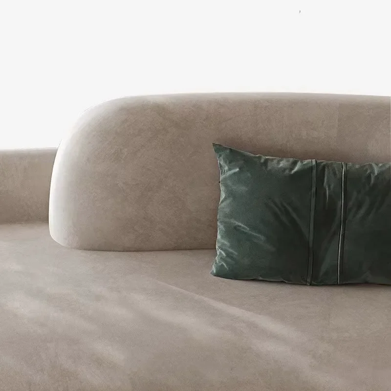 Modern Semicircle Home Sofa Hotel Lobby Office Reception Sofa Living Room Moon Shape Circle Sofa 6 Seat Big Couch