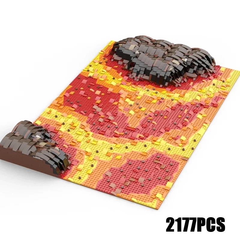 Popular Star Movie Model Moc Building Bricks Lava Planet Scene Technology Modular Blocks Gifts Christmas Toys DIY Sets Assembly