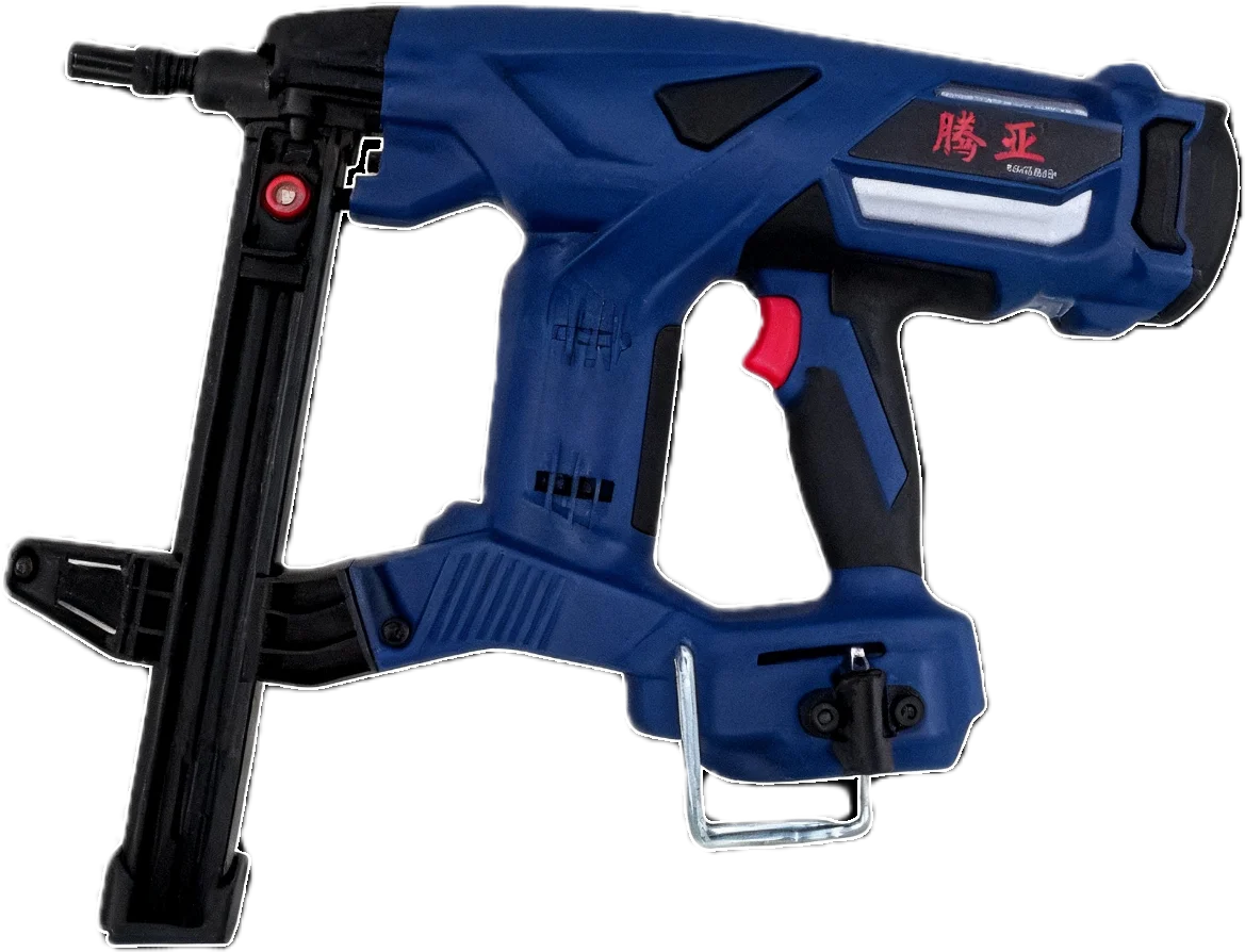 Cordless nail gun with adjustable power Dual-battery Acordless nail gun lithium battery concrete nail gunDCCN27-Toua