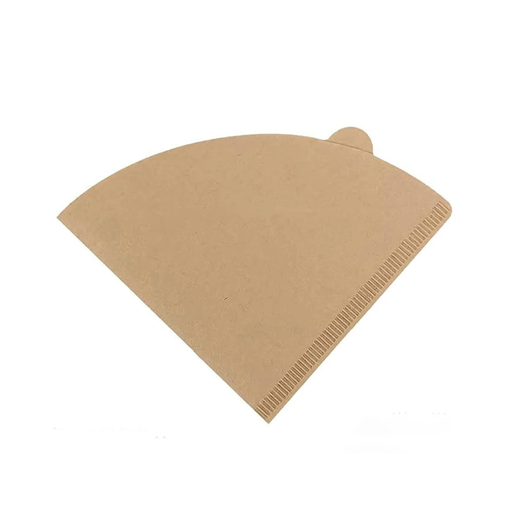 50/100pcs Coffee Filter Paper V-Shaped Cone Filter V01 02 For Pour Over Drip Coffee Filters Accessories
