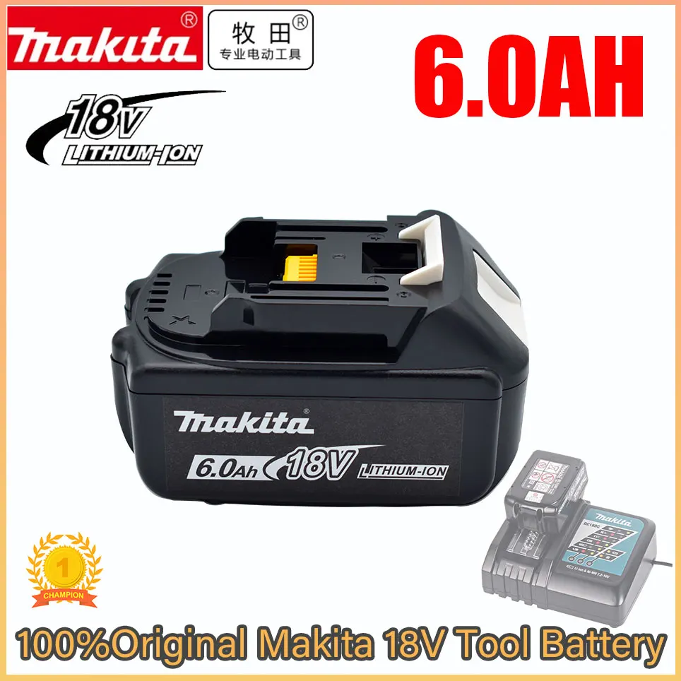 

Original 18V 6000mAh Makita Power Tools Replacement Accessories BL1860 BL1850 BL1830B BL1815 Li-ion Rechargeable batteries Pack