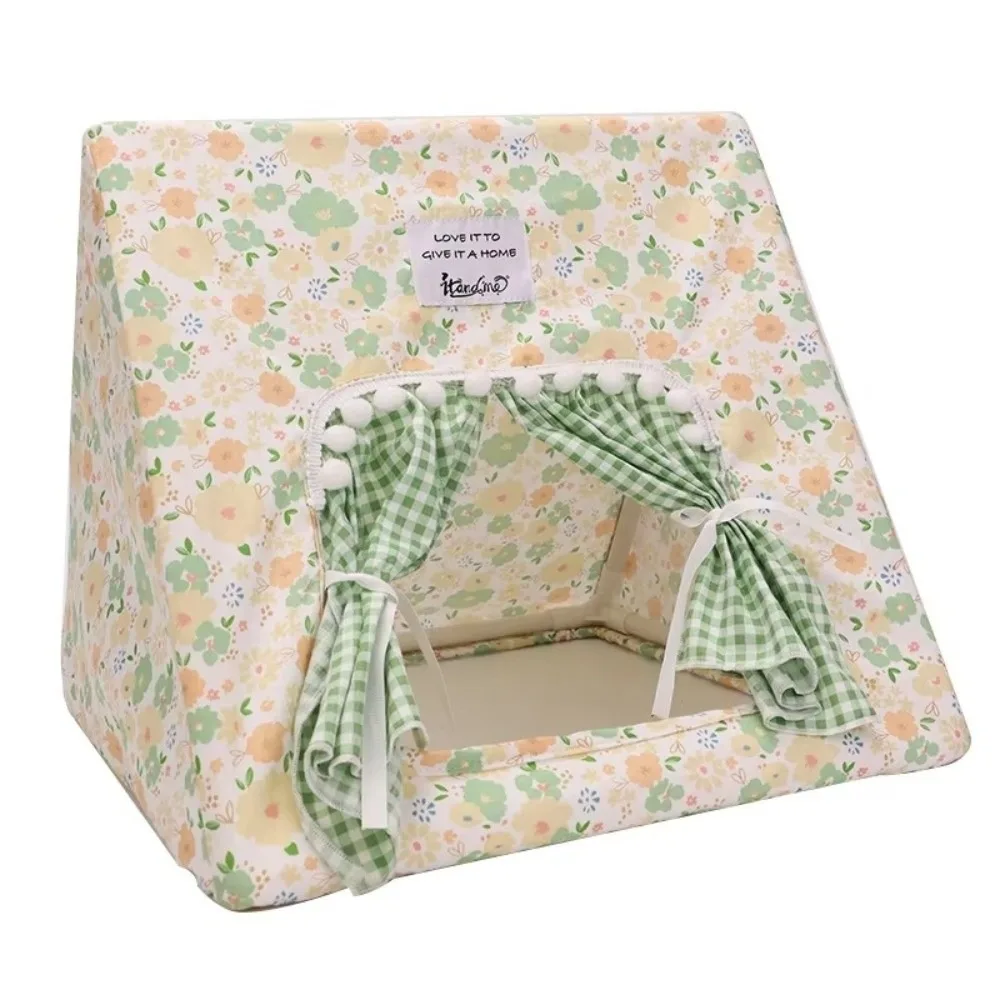 ninho-de-coelho-de-algodao-macio-para-o-verao-com-estampa-floral-e-cortinas-tenda-aconchegante-para-dormir-esconderijo-para-hamsters-e-coelhos-gaiola-para-porquinhos-da-India