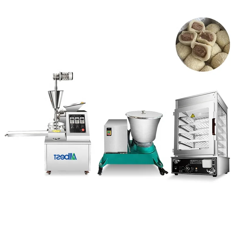 Máquina para hacer pasteles de arroz glutinoso japonés de vapor automático, Mini maquinaria para formar pasteles de arroz Daifuku, línea de máquina Mochi de helado japonés