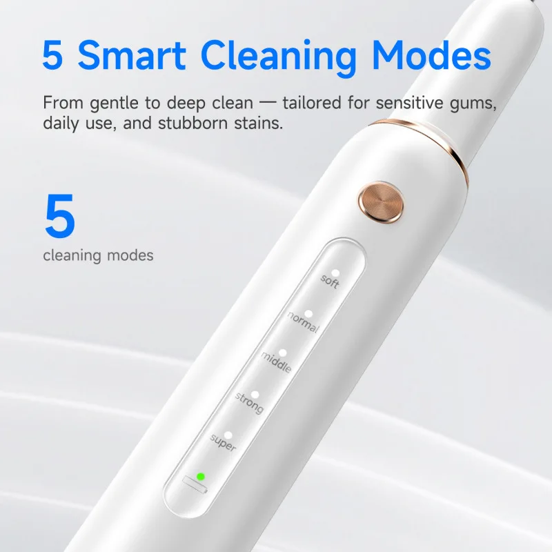 Ultrasonic dental cleaner, teeth washer, calculus removal, tartar removal, electric dental irrigator