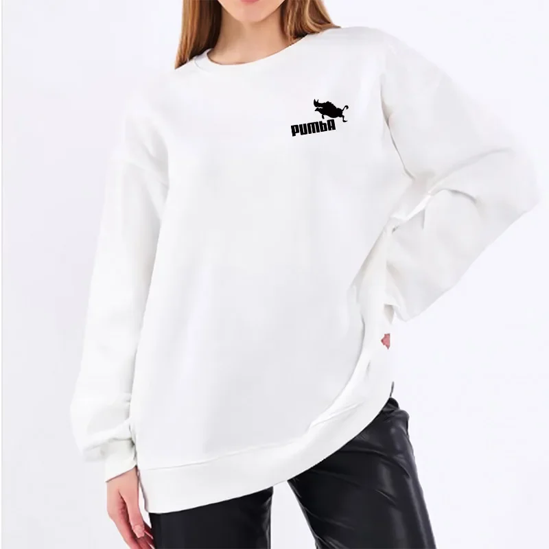 New Woman Clothing Comfortable Sweatshirts Round Neck Hoodie Loose Tops Versatile Casual Simplicity High Quality Daily Hot Sales