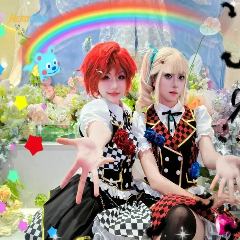 

Anime Aikatsu! Todo Yurika Cosplay Costume Plaid Lolita Dress Halloween Carnival Party Outfit for Women HERO Cos