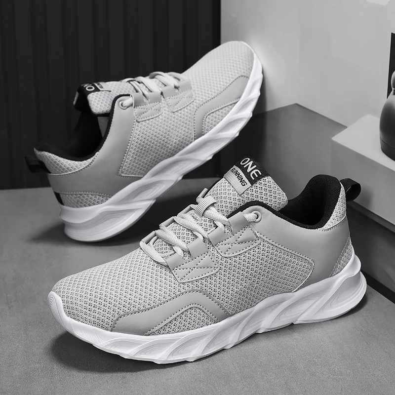 

YRZL Mens Casual Shoes Breathable Lightweight Walking Shoes for Men Non Slip Comfortable Sports Sneakers Athletic Running Shoes