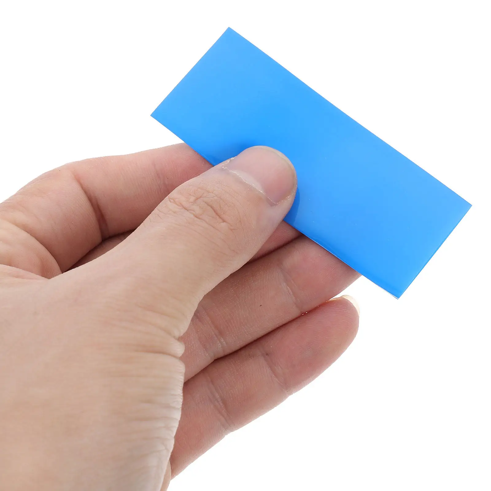 100Pcs Battery Heat Shrink Wrap Tube PVC Protective Sleeve Blue Heat Shrinkable Insulation Cover for DIY Battery Pack Assembly