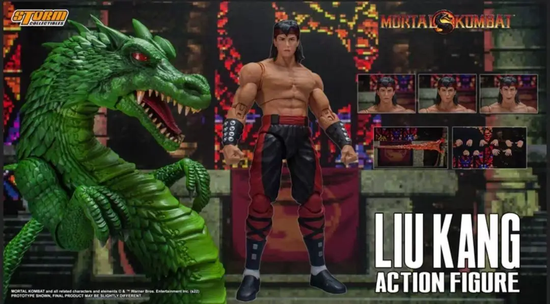 

In-stock Storm Toys Mortal Kombat Liu Kang 1/12 Action Figure Model Collectible Gift