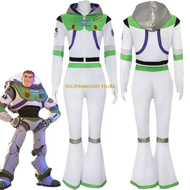 

Anime Buzz Lightyear Cosplay Costumes Jumpsuit Uniform Women Halloween Party Role Play Suit Comic Con Performance Outfits Set