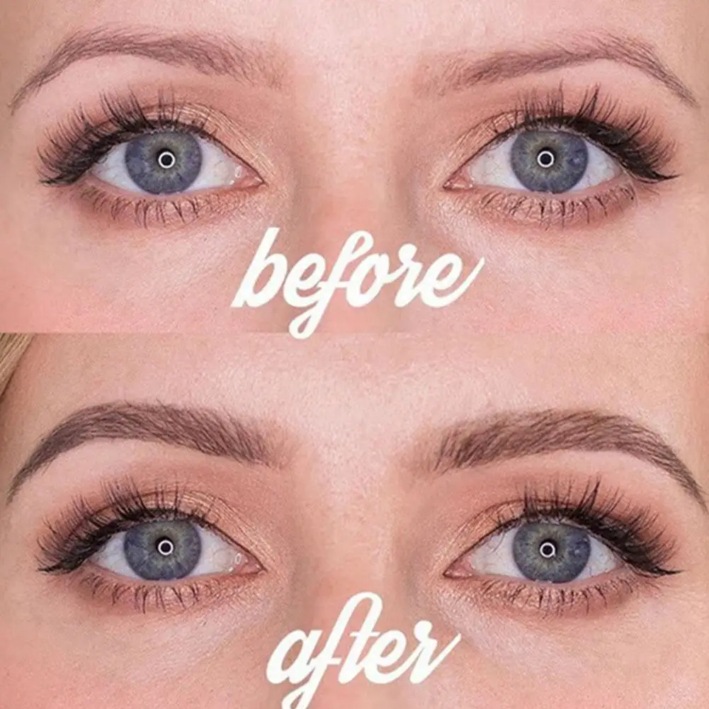 Lápis de sobrancelha líquido à prova d'água, 4 pontos, maquiagem de longa duração, cosméticos, microblade, lápis de sobrancelha, maquillajes para mujer