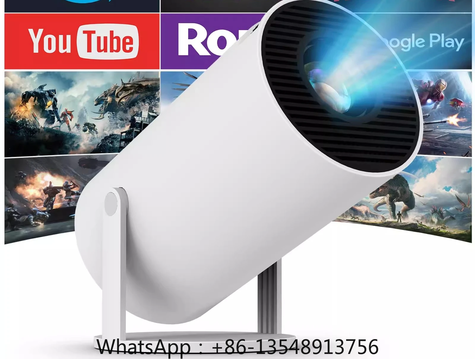 

Projector Small outdoor home ultra high definition can be connected to mobile phone screen projection